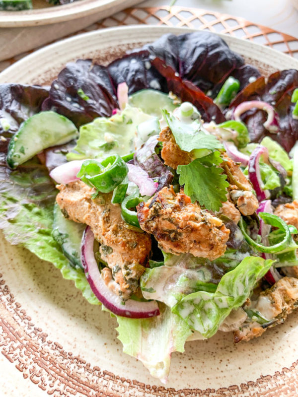 Quick & Easy - Coriander and Lime Chicken Cucumber Salad with Creamy ...